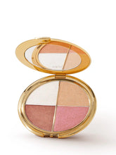 glow wardrobe highlighting eye & cheek palette